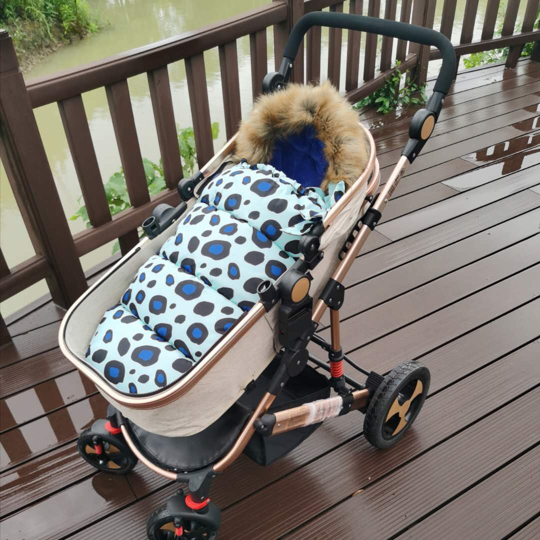 Blue Pram with Cosy Toes 